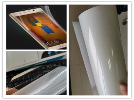 Soft TPU screen protector for curved screen
